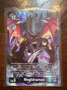 Megidramon EX3-064 Rare Alt Art | Digimon Draconic Roar | NM - Picture 1 of 2