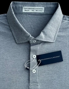 Holderness & Bourne The Bradley Men’s Golf Polo Shirt Hunter Gray Size 2XL - Picture 1 of 10