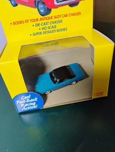 Johnny Lightning Thunderjet 500 Pontiac GTO Pull Back Racing Action Blue - Bild 1 von 5