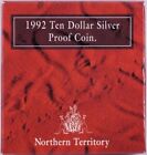 1992 10 Dollar Silver Proof Coin State Series - Northern Territory