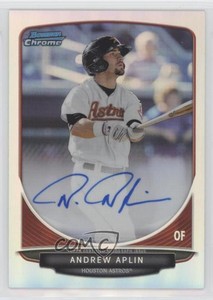 2013 Bowman Chrome Prospects Auto Refractor /500 Andrew Aplin #BCP-AA Auto
