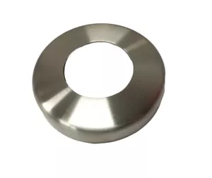 Cache Platine embase Pour Tube Diamètre 42.4mm inox A2 satiné Garde Corps - Imagen 1 de 7
