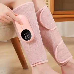 Leg Massager Muscles Relax Heated Air Compression Foot Massage Calf Circulation - Picture 1 of 8