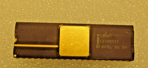 Rare Vintage INTEL C8087 ARITHMETIC PROCESSOR CERAMIC MOS 40PIN CDIP - Picture 1 of 2