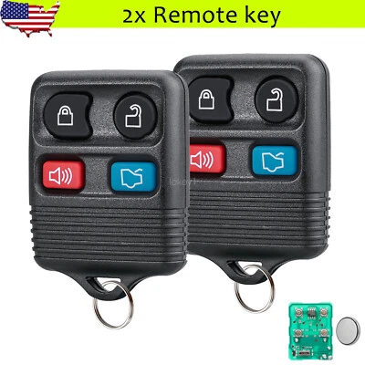 2 Para 2004 2005 2006 2007 2008 2009 Ford Expedition Explorer Coche Mando a Distancia Llavero Foto 1 de 4