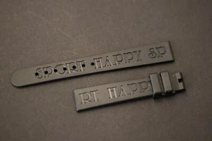 Bracelet Chopard Happy Sport- Rubber Black - 14mm x 12mm - Picture 1 of 5