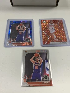 Ty Jerome Rookie Mosaic Orange Reactive+ Blue Cracked Ice And Hoops Base - Picture 1 of 7