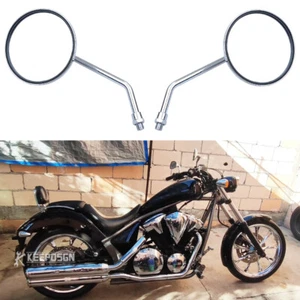 Pair Motorcycle 10mm Rear View Side Handlebar Mirrors For Honda Fury 1300 - Bild 1 von 12
