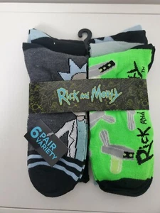 Rick and Morty Socken 6 Paar verschiedene - Bild 1 von 6