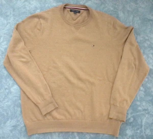 TOMMY HILFIGER TAN/CAMEL COLOR SWEATER SIZE XL - Picture 1 of 6