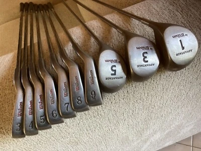 Juego de golf Wilson Advantage para diestros para hombre - madera (1-3-5) e hierros (3-9) Foto 1 de 4