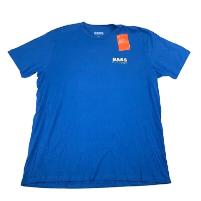 Camiseta masculina Bass Outdoor Mesa Path manga curta gola redonda azul 2XL - Imagem 1 de 4