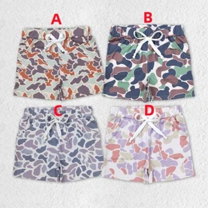 Summer Baby Boys Hunting Camo Shorts With Pocket Brown Camouflage Shorts - Picture 1 of 10