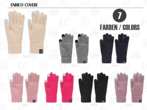 Enrico Coveri Handschuhe Touchscreen Winter Handy Smartphone Damen Herren warm - Bild 1 von 40