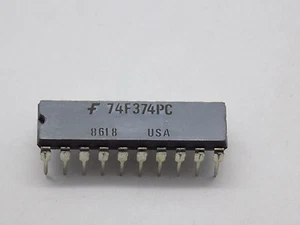 5 chanclas Fairchild 74F374PC octal tipo D con salidas de 3 estados PDIP-20 - Imagen 1 de 3