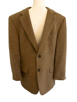 Blazer Abrigo Deportivo Jos A Bank CLÁSICO Camel 100% Cabello Camel Dos Botones Talla 40S Usado en Excelente Condición Foto 1 de 4