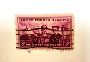 Vintage US Postage Stamp 3 Cent Armed Forces Reserve - Picture 1 of 1