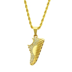 Jeweled Shoe Pendant Running Shoe - Picture 1 of 12