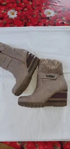 Neuwertig*Marco Tozzi*Stiefeletten Damen Gr. 39*beige* - Bild 1 von 4