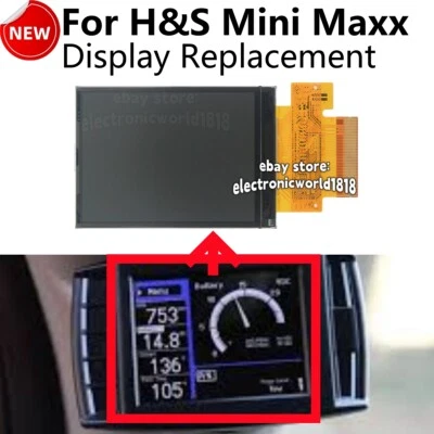LCD Display für H&S Mini Maxx Ford Dodge Chevy Tuner Bildschirm Montageteil NEU - Bild 1 von 4