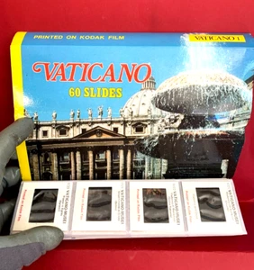 VATICANO 60 COLOR SLIDES ON KODAK FILM MADE ITALY VINTAGE DIAPOSITIVAS - Imagen 1 de 8