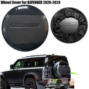 Spare Wheel Tire Cover Carpathian Grey Fits For LR Defender 90 110 130 2020-2024 - Picture 1 of 1