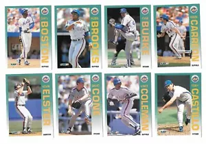 1992 Fleer NEW YORK METS Team Set 30 Cards Lot - Picture 1 of 1