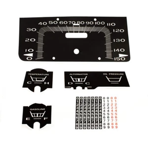 Premium Dash Decal 66-67 Plymouth Belvedere FULL KIT 150MPH - Picture 1 of 1