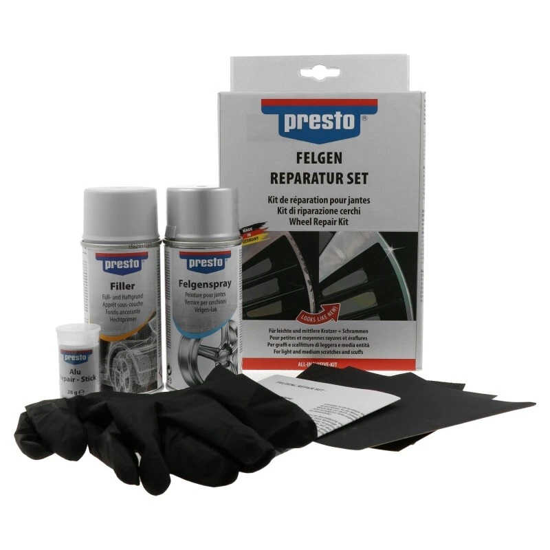 Presto 521171 Felgen-Reparatur-Set - Silber