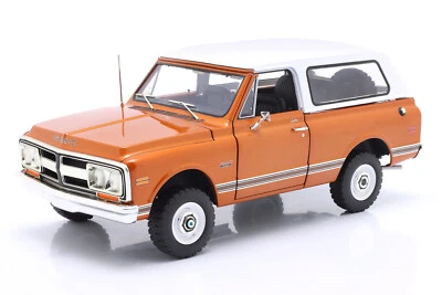 New ACME GMC JIMMY 4x4 HARD-TOP 1971 1:18 Model Car WHITE A1807710 KidBX - Immagine 1 di 4