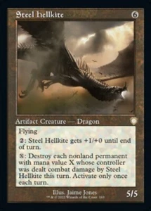 MTG STEEL HELLKITE 163 EXC - NIBBIO INFERNALE D'ACCIAIO - BRC EN - MAGIC - Picture 1 of 1