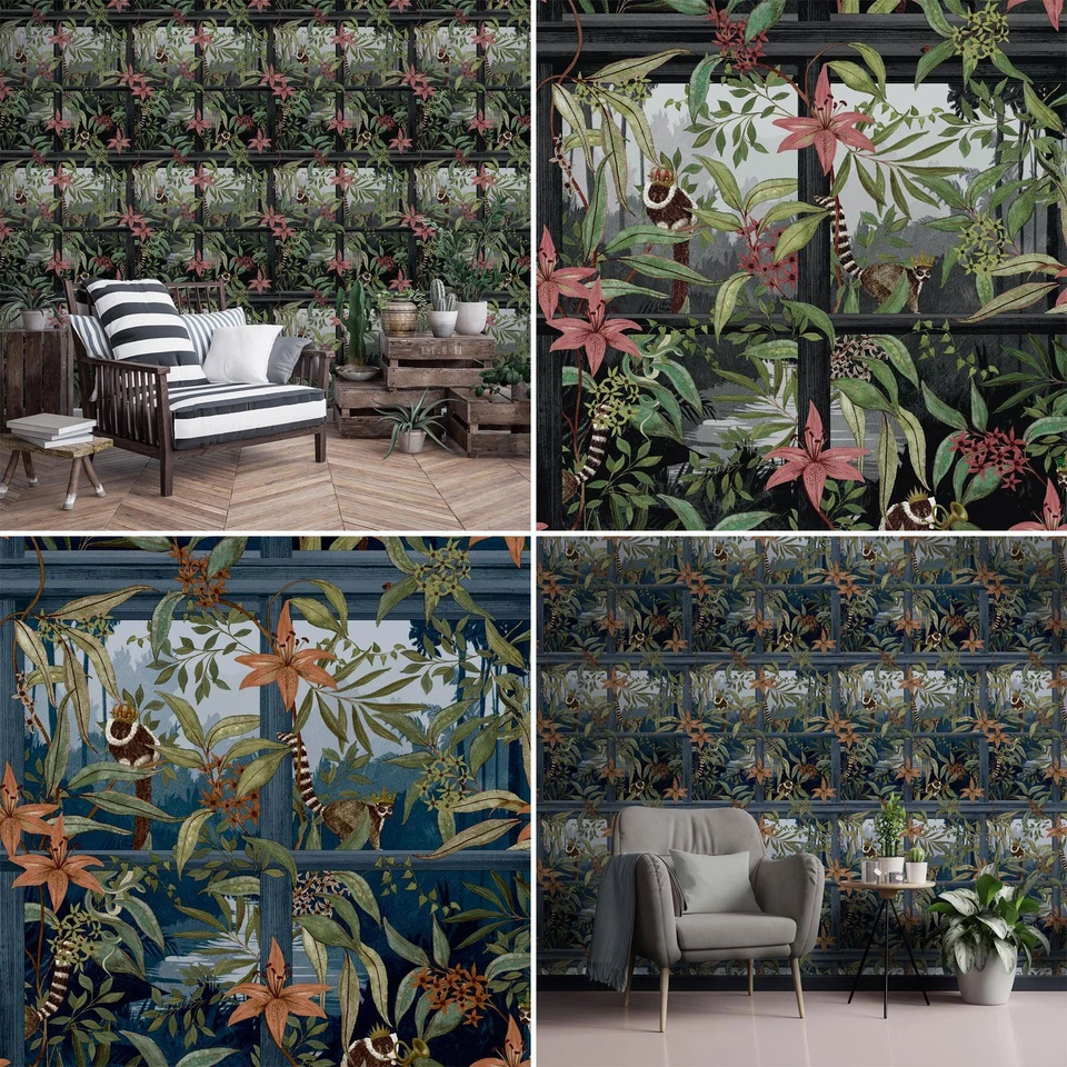 Holden Cascading Gardens Wallpaper Collection Comoro - Image 1 of 1