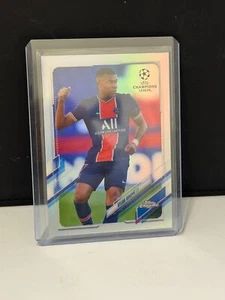 2021 Topps Chrome Kylian Mbappé PSG Refractor UEFA CL 95 - Bild 1 von 2
