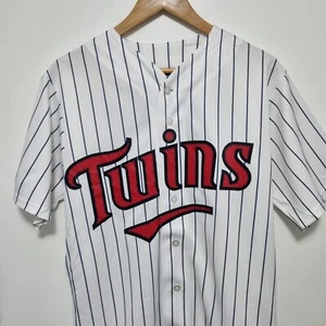Minnesota Twins Joe Mauer (2004-2018) Majestic MLB button up Jersey - Picture 1 of 6