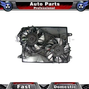 APDI Dual Radiator and Condenser Fan Fits 2008 2009 2010 Dodge Challenger_SU - Picture 1 of 2
