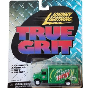 Johnny Lightning International Delivery Truck Mountain Dew 1:64 White Lightning - Picture 1 of 10