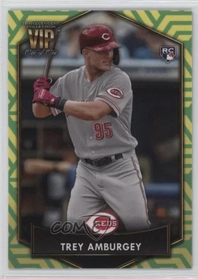 2022 Transcendent Collection VIP Party One-of-One 1/1 Trey Amburgey #9 Rookie RC - Image 1 of 2