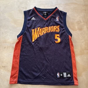Vintage Baron Davis NBA Golden State Warriors Jersey - Youth/Kids Medium (10-12) - Picture 1 of 8