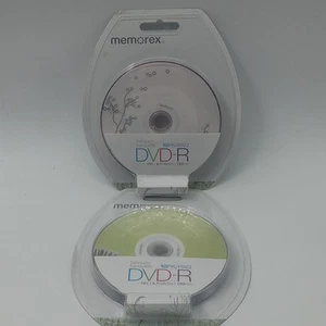 Memorex 10 Pack DVD-R Lot Recordable CD Colorful Designs 16x 4.7gb 120min New - Picture 1 of 7
