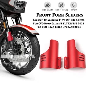 For Harley CVO Road Glide ST FLTRXSTSE 2024 2025 CNC Front Fork Sliders Guard - Picture 1 of 6