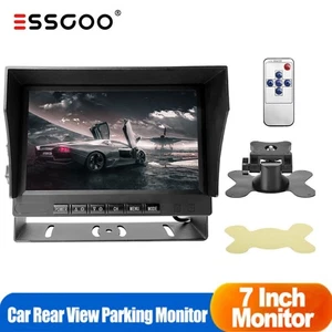 Car Rear View Reverse Backup Camera 7 inch Color Monitor Screen For Truck Van RV - Picture 1 of 12