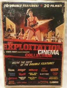 The Exploitation Cinema Collection 20 Films 10-Disc DVD - Imagen 1 de 2