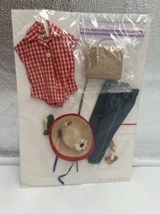 Vintage Mattel Barbie #967 Picknick Set 1960 - Hut, Handtasche, Jeans, Schuhe & Köder! - Bild 1 von 10