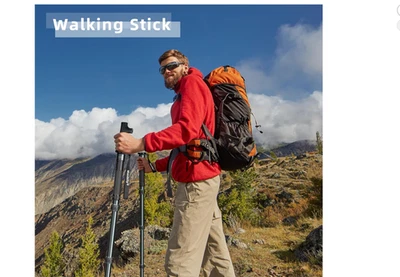 Manbily A-666L Camera Monopod - 32mm Aluminum Tube With Walking Stick Handle for - Image 1 of 4