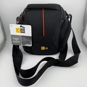 NEW Case Logic DCB-304 High Zoom Camera Case Black Orange Accents Shoulder Strap - Picture 1 of 12