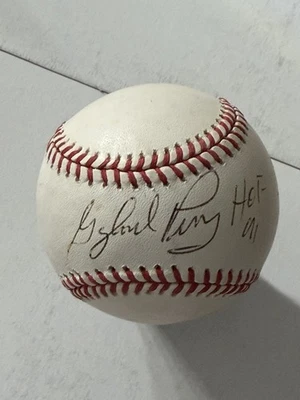 Gaylord Perry Autografiado/Firmado Liga Nacional de Béisbol  Foto 1 de 2