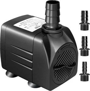 GROWNEER 550GPH Submersible Pump 30W Ultra Quiet Fountain 550 GPH, Black - Picture 1 of 7