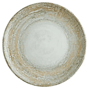 Set 6 Piatti Piani Beige Patera in Porcellana 30 cm - Bonnà - Ristorante - Imagen 1 de 1