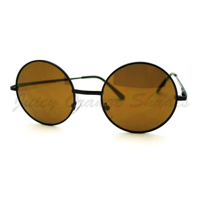 Gafas de sol redondas circulares con marco de metal delgado lentes multicolores Foto 1 de 4