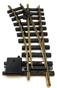LGB 1215 Weiche links mit kleinem manuellen Weichenantrieb 1210 #K257 - Bild 1 von 1